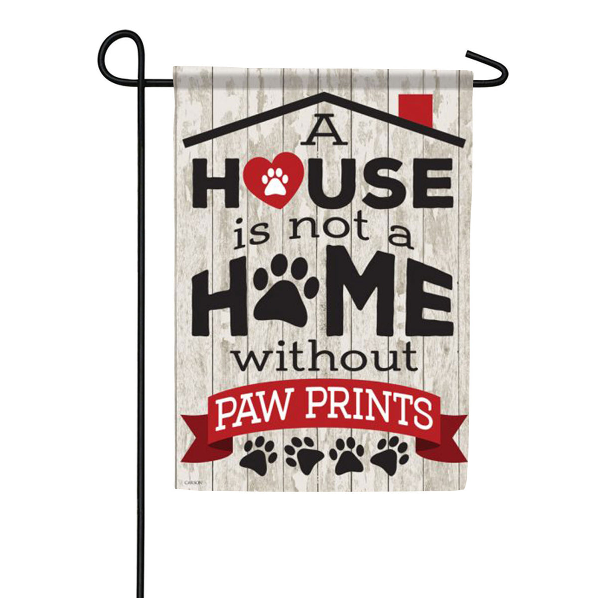Paw Prints Garden Flag