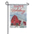 Holiday Barn Garden Flag