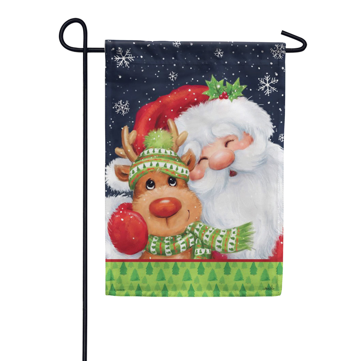 North Pole Friends Garden Flag