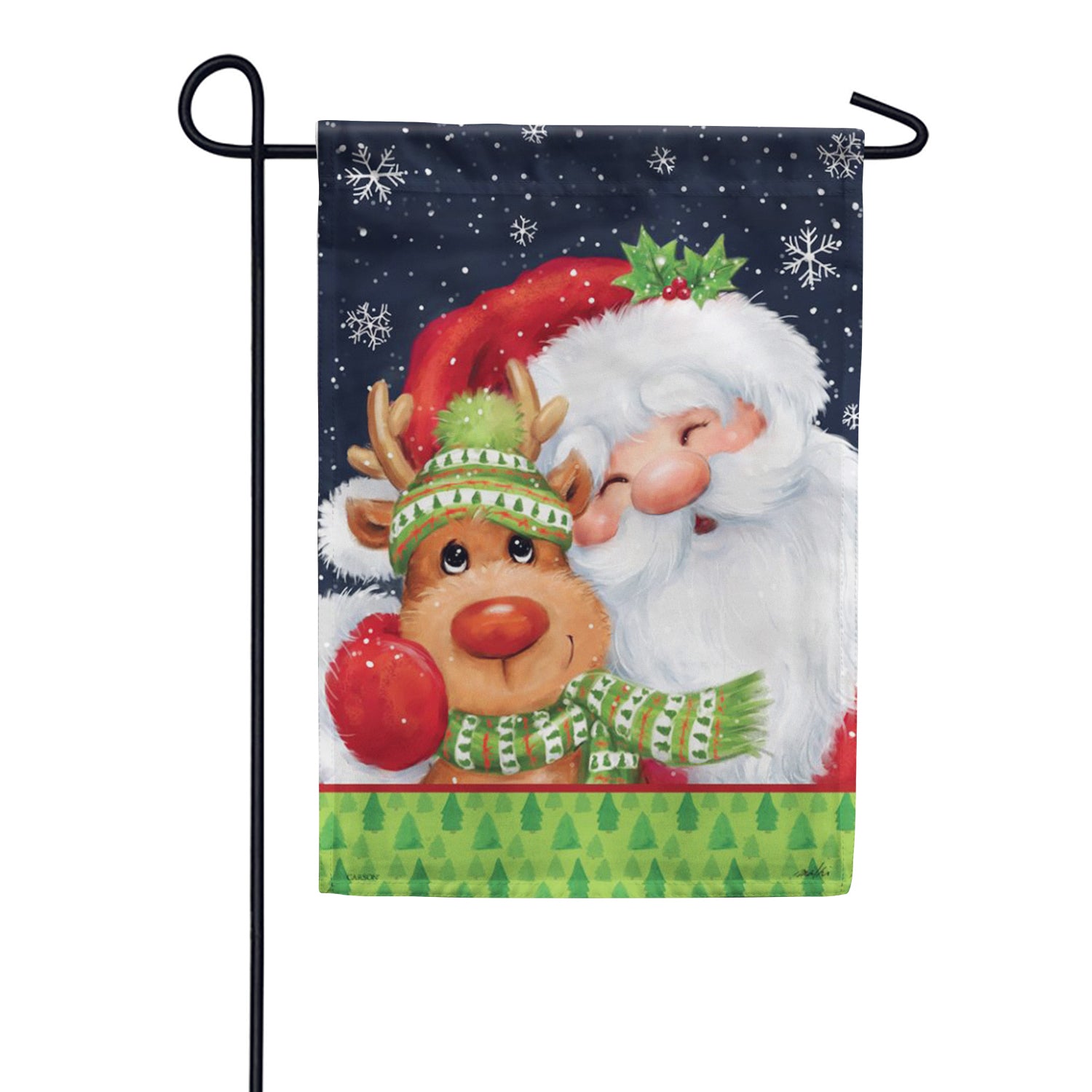 North Pole Friends Garden Flag