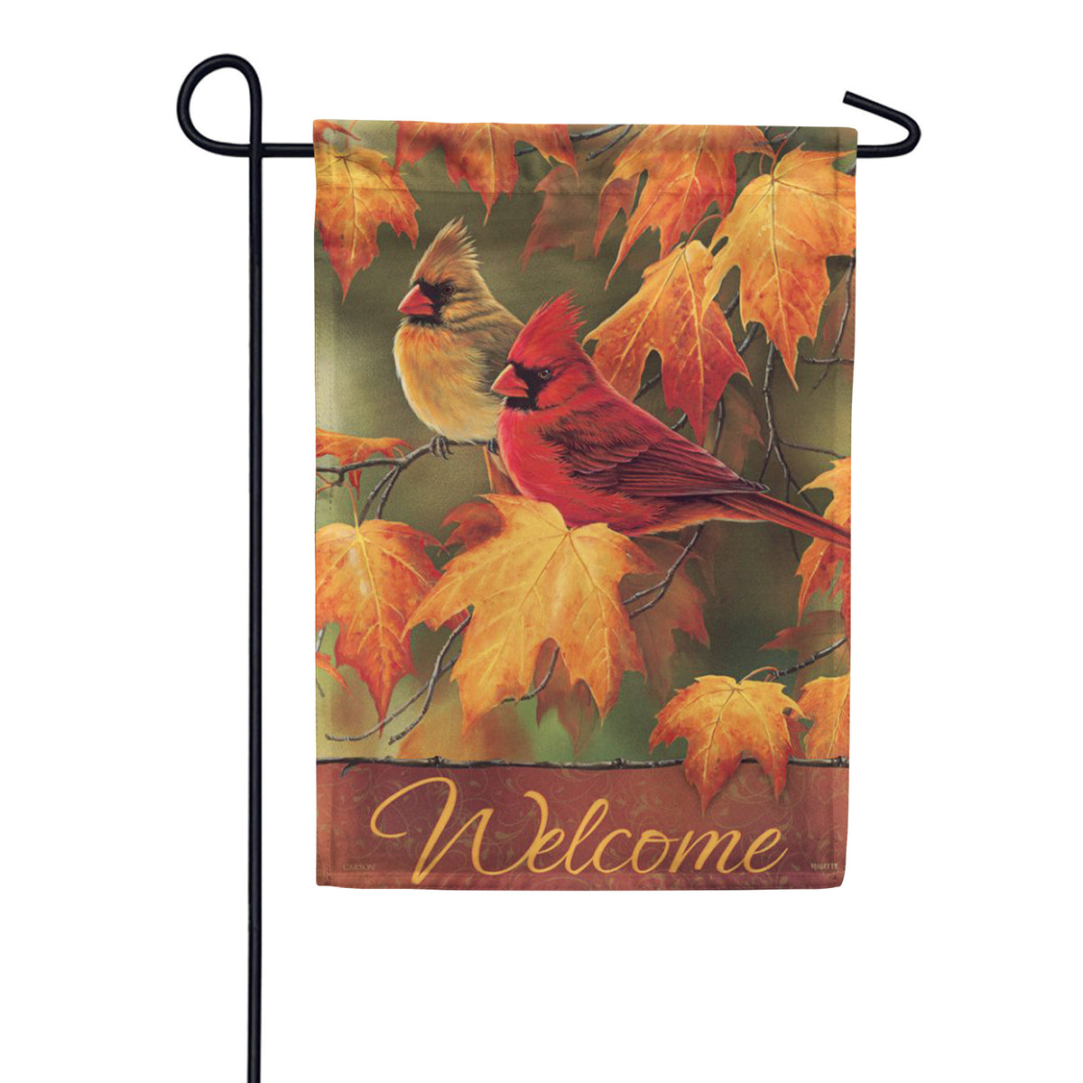 Autumn Couple Garden Flag