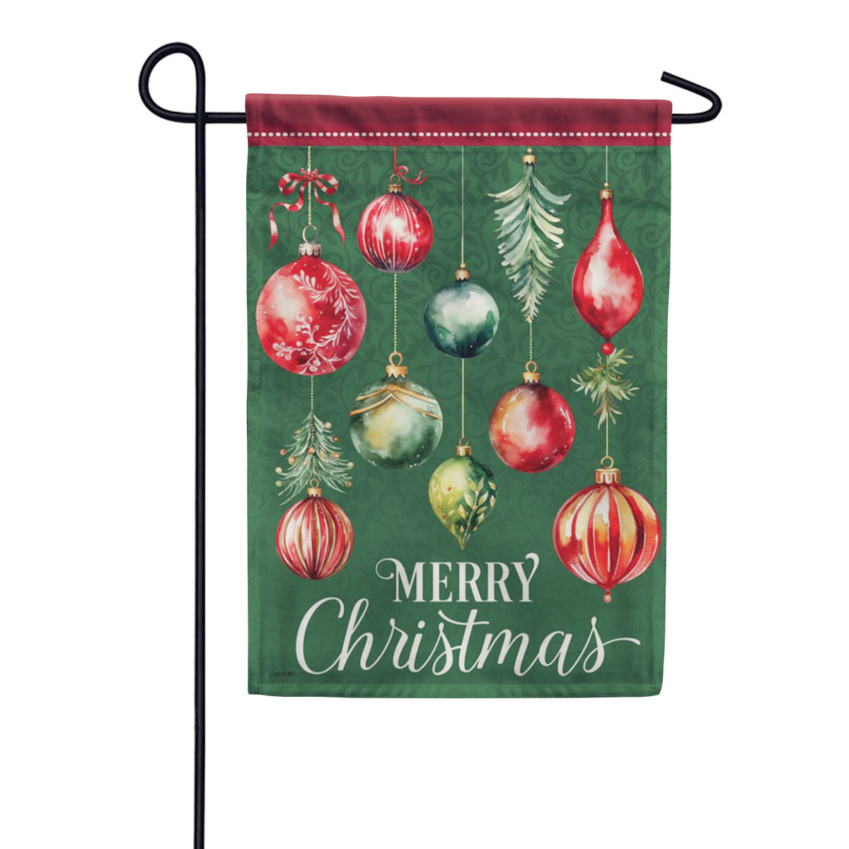 Carson Holiday Ornaments Garden Flag