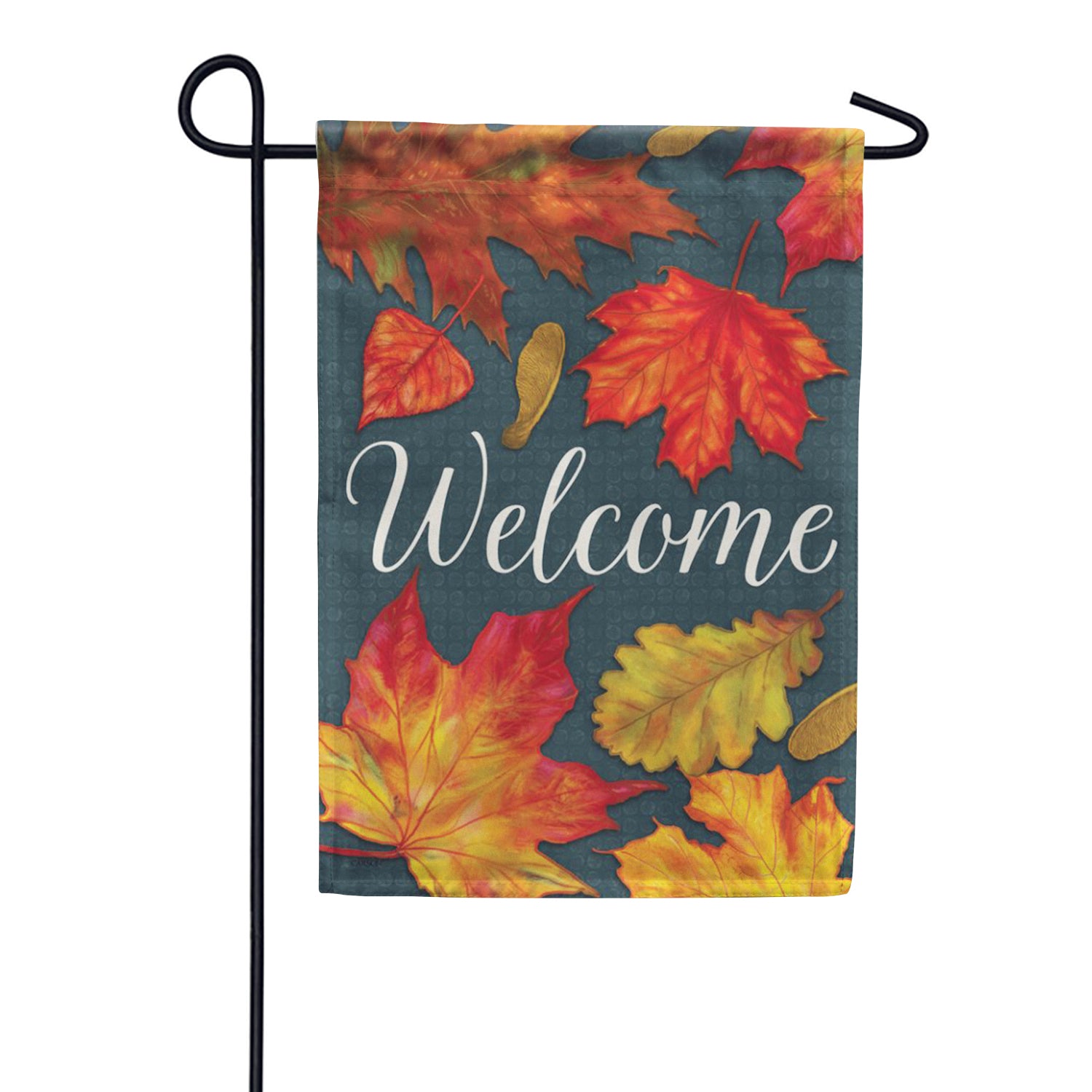 Scattered Leaves Garden Flag