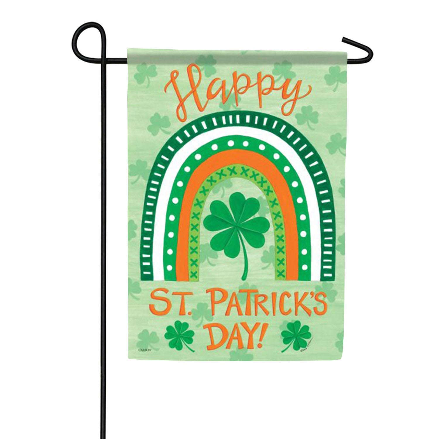 St. Pat's Rainbow Garden Flag