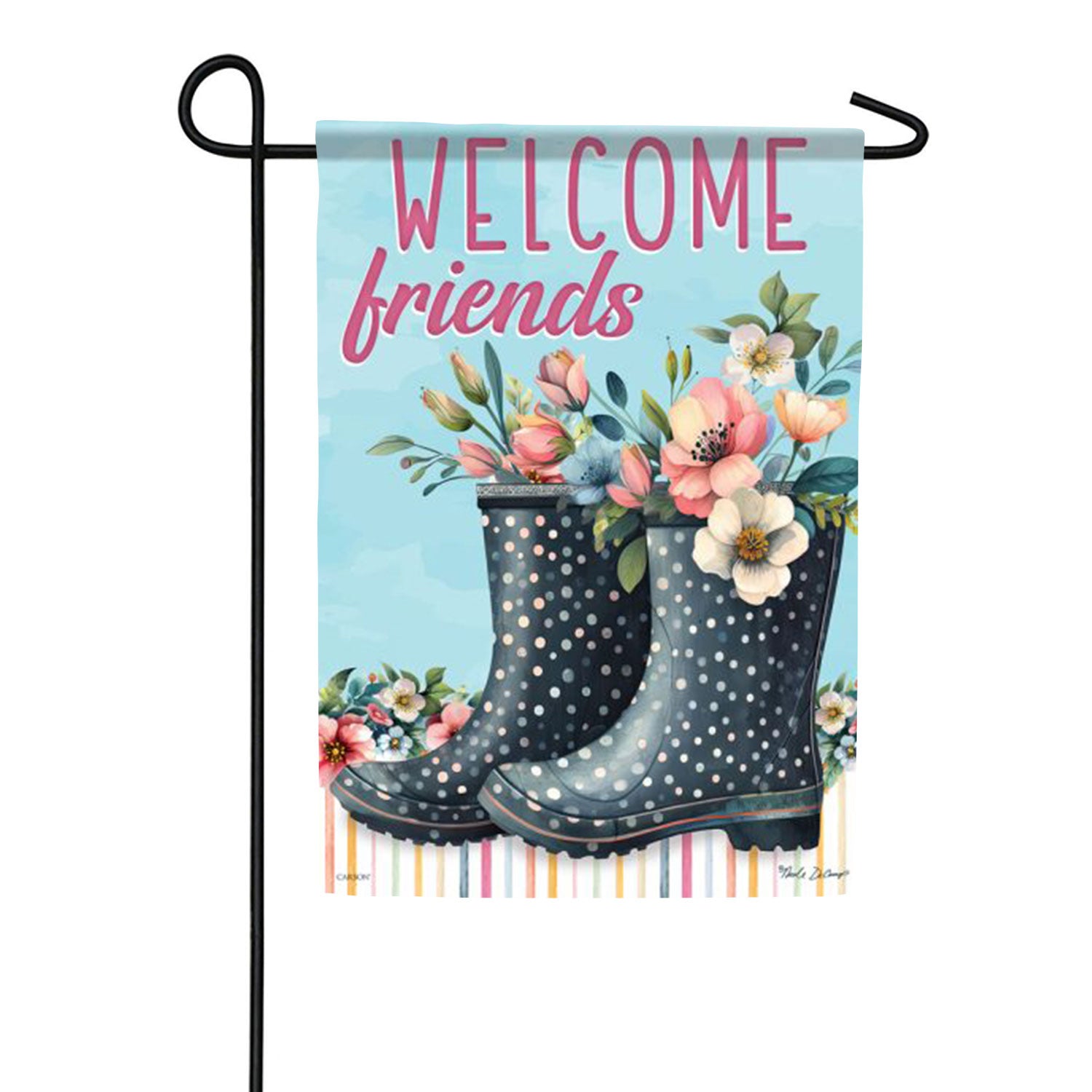 Rain Boots Garden Flag