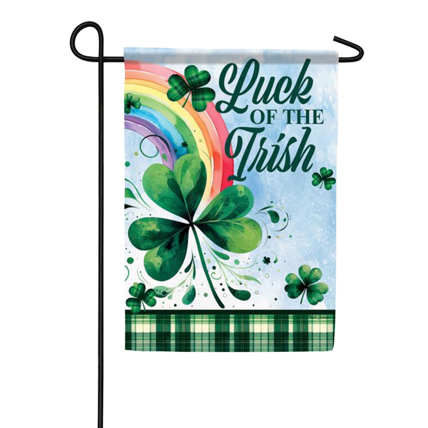 Luck of the Irish Garden Flag