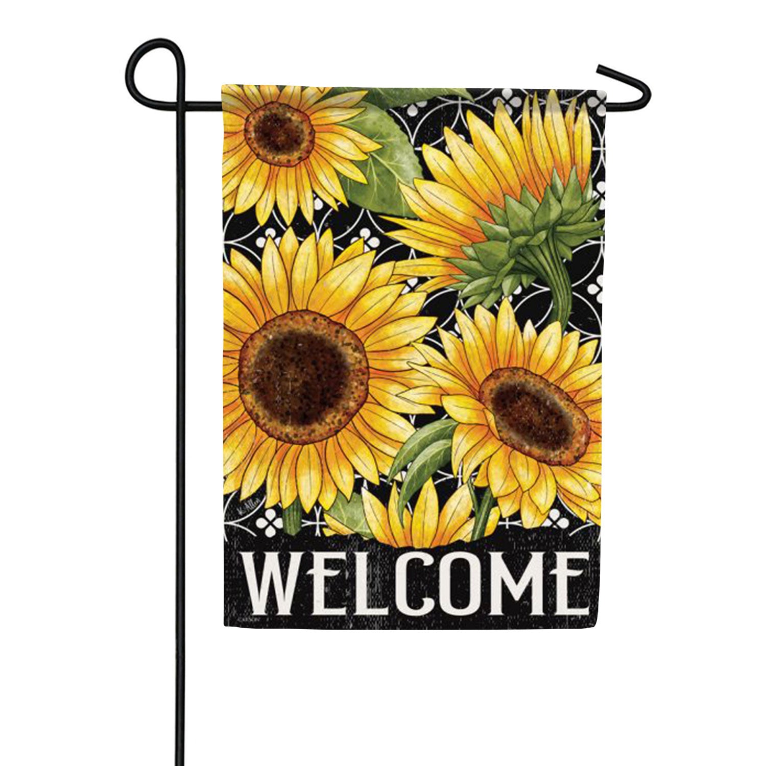 Welcome Sunflowers Garden Flag