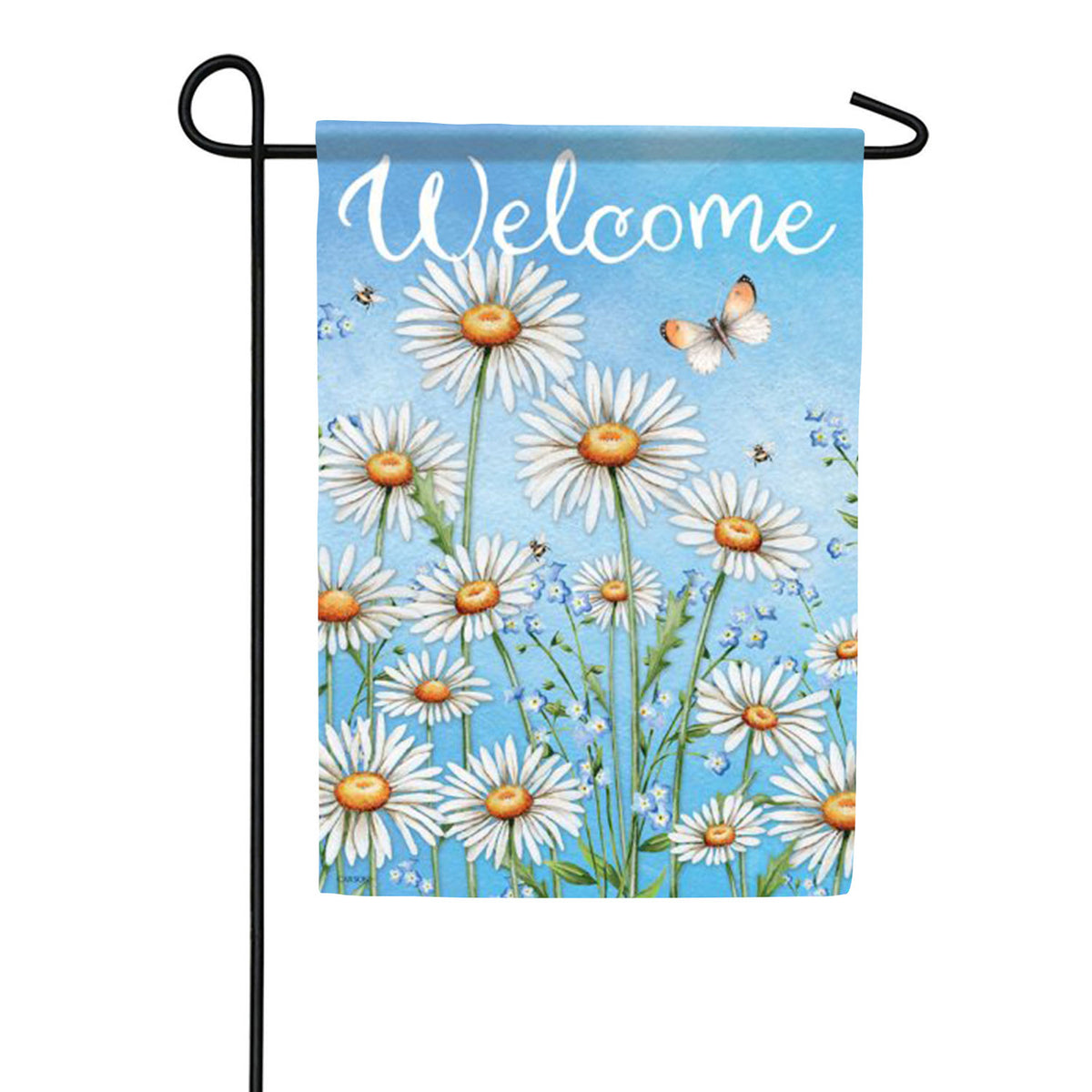 Daisies Welcome Garden Flag