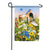 Bluebirds & Flowers Double Sided Garden Flag