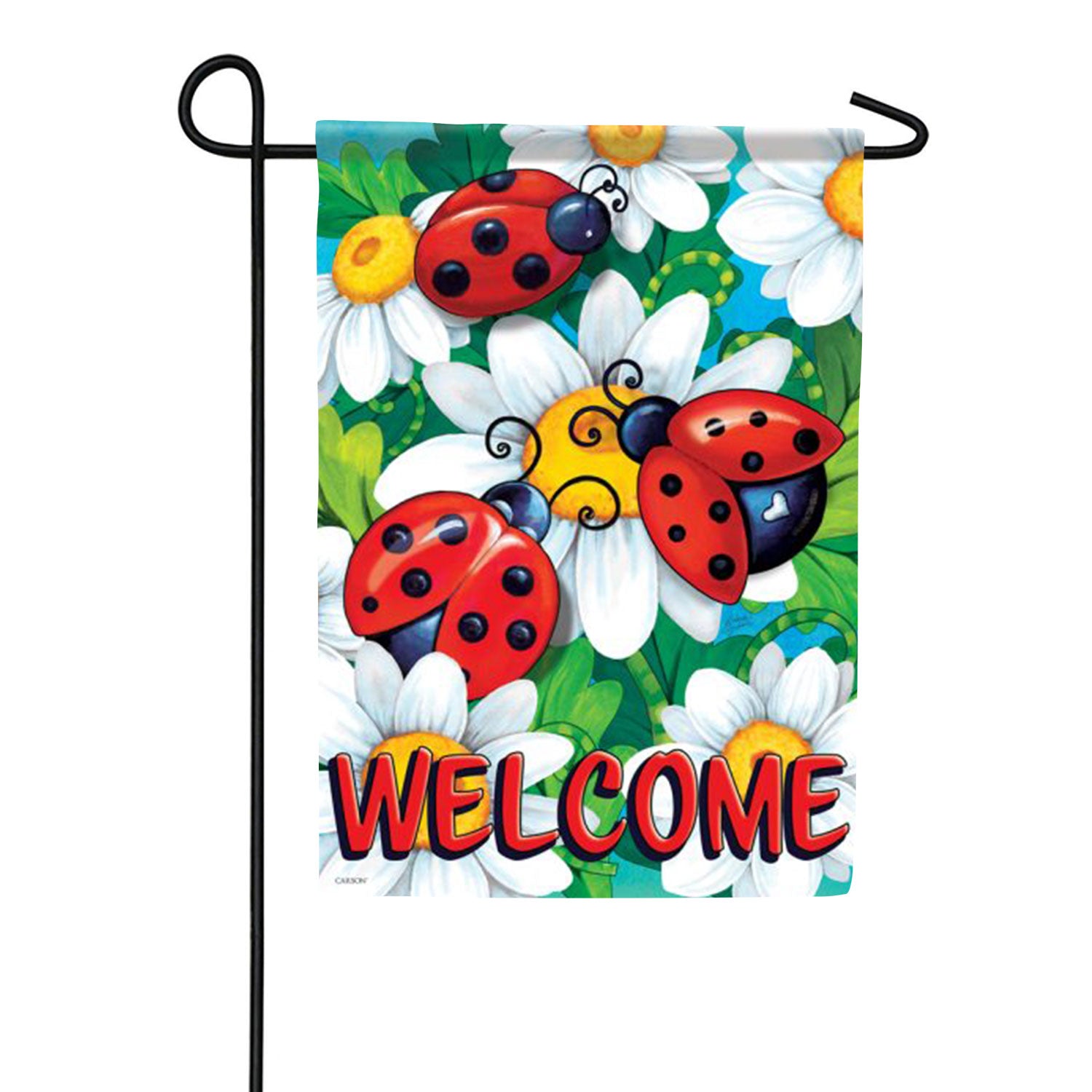 Ladybug Friends Double Sided Garden Flag