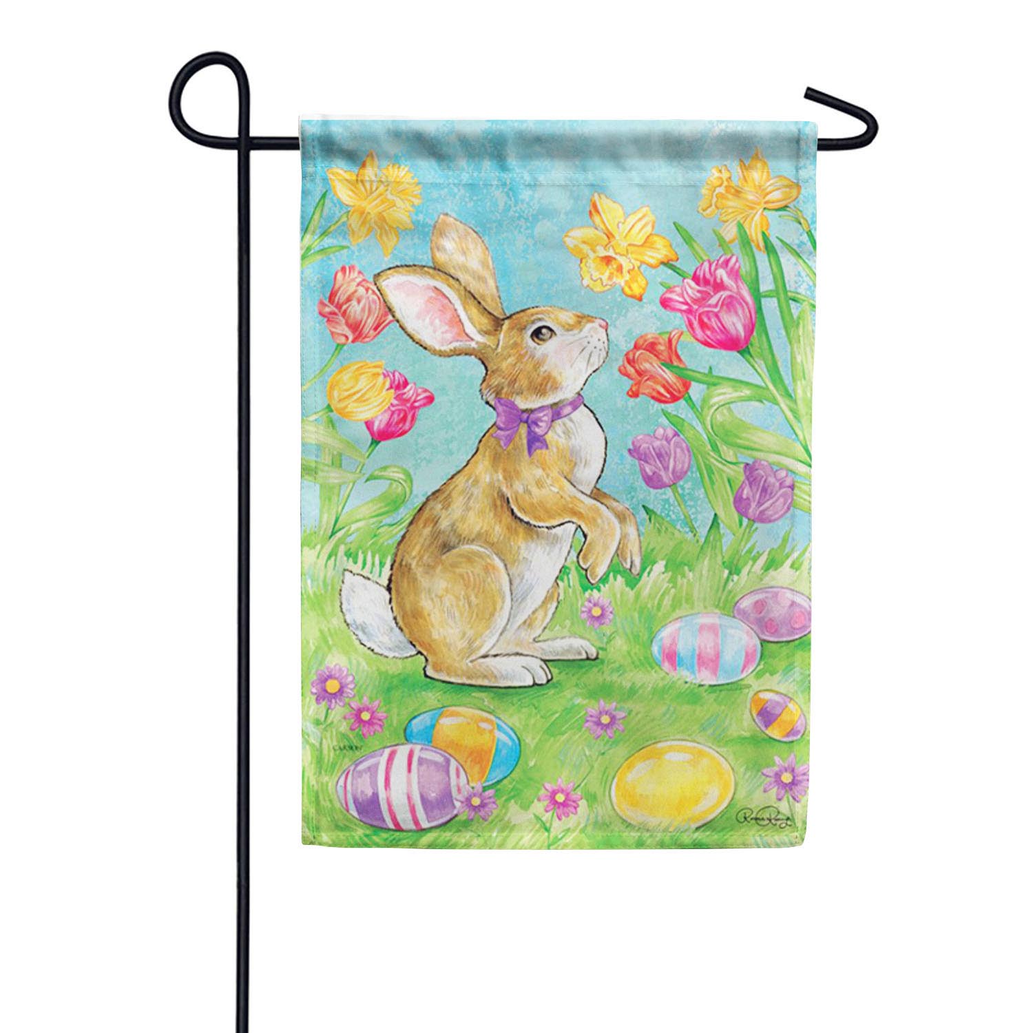 Stop & Smell The Flowers Double Sided Garden Flag