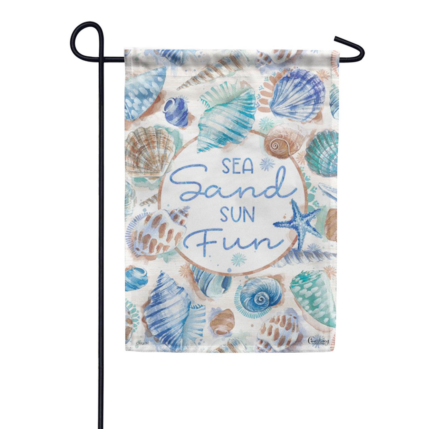 Sea and Sun Double Sided Garden Flag