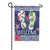 Indigo Leaf Flip Flops Double Sided Garden Flag