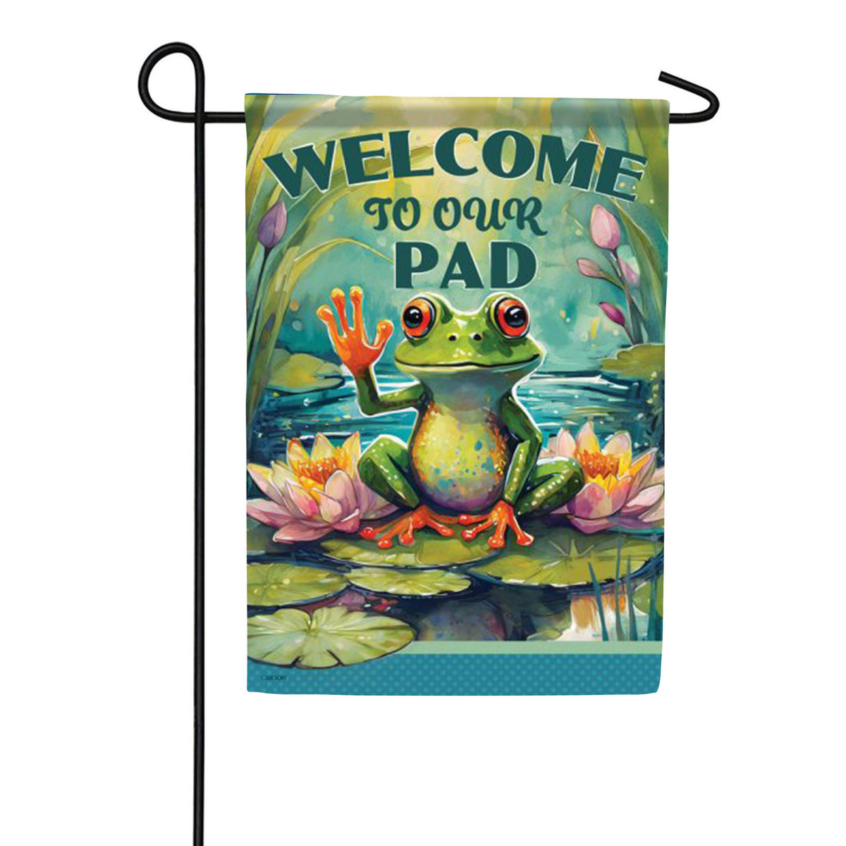 Welcome To Our Pad Double Sided Garden Flag
