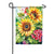 Sunflowers and Geraniums Garden Flag