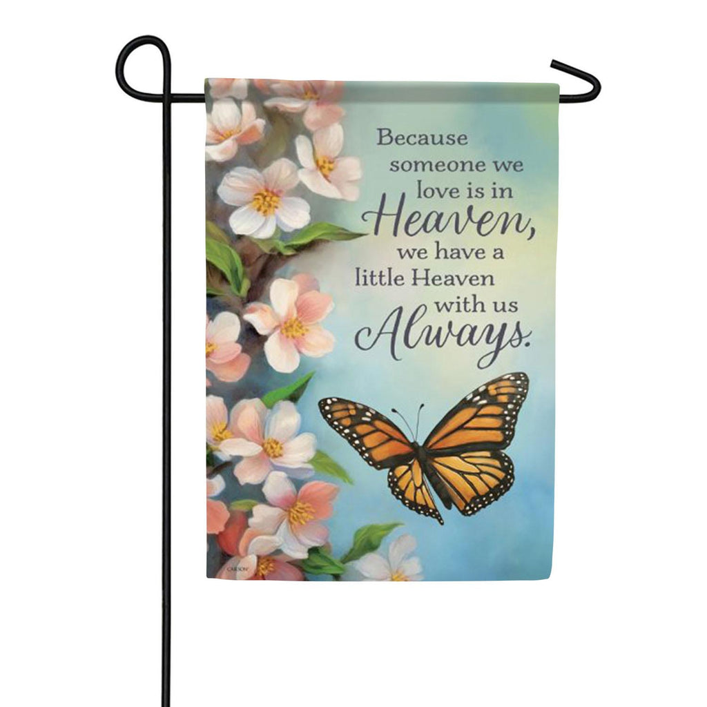 Heaven With Us Garden Flag