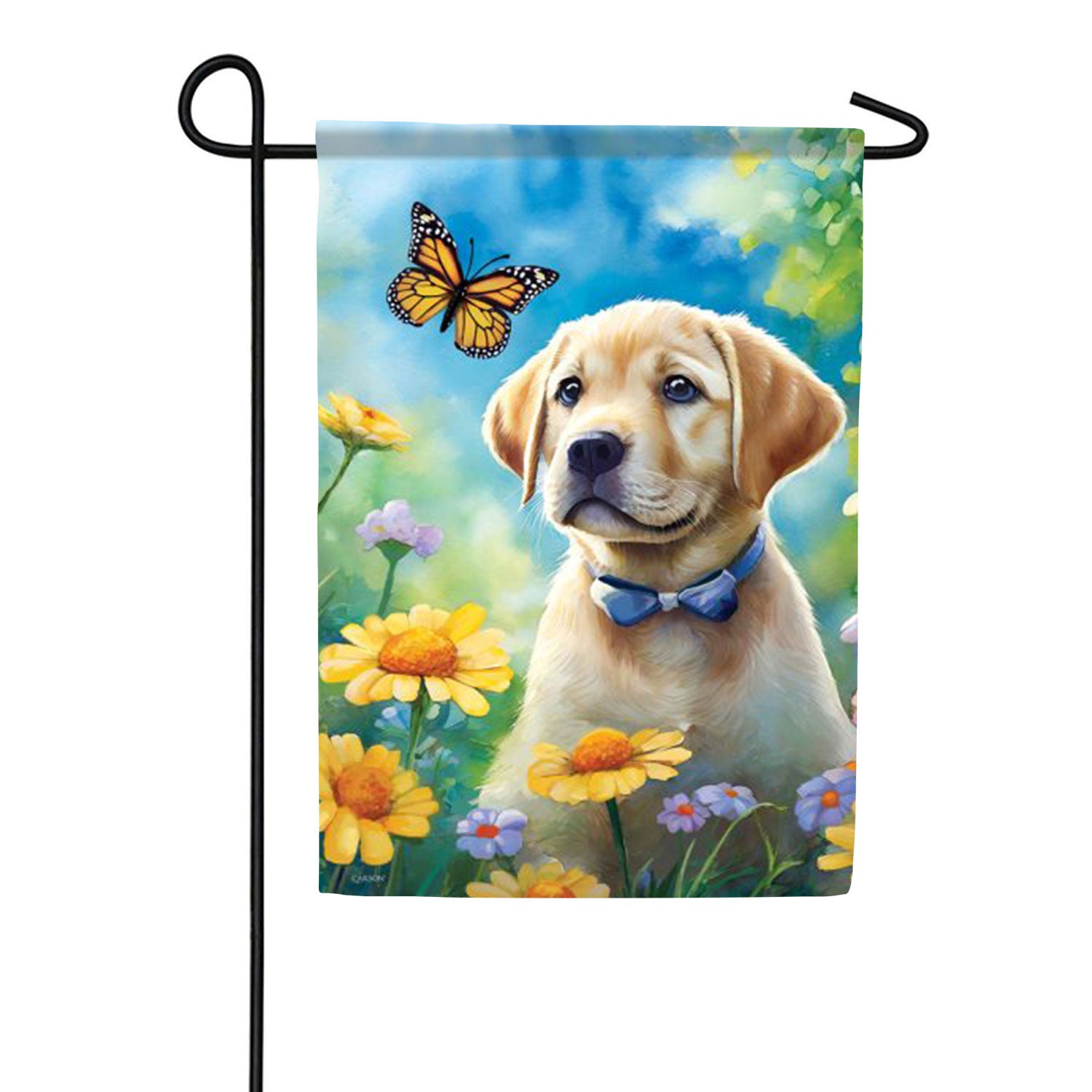 Garden Puppy Garden Flag