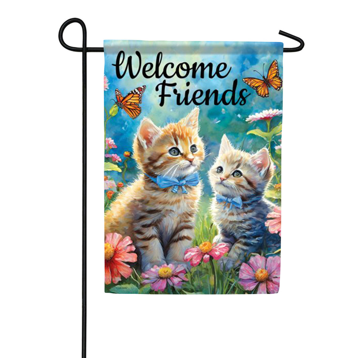 Cute Kittens Garden Flag