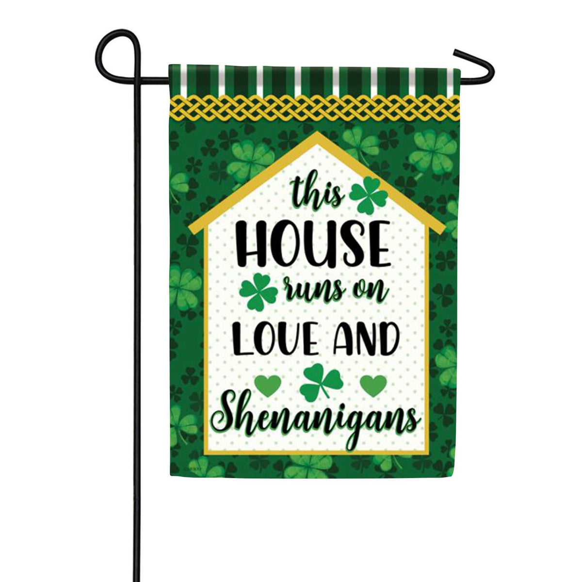 Love & Shenanigans Garden Flag 12.5 x 18