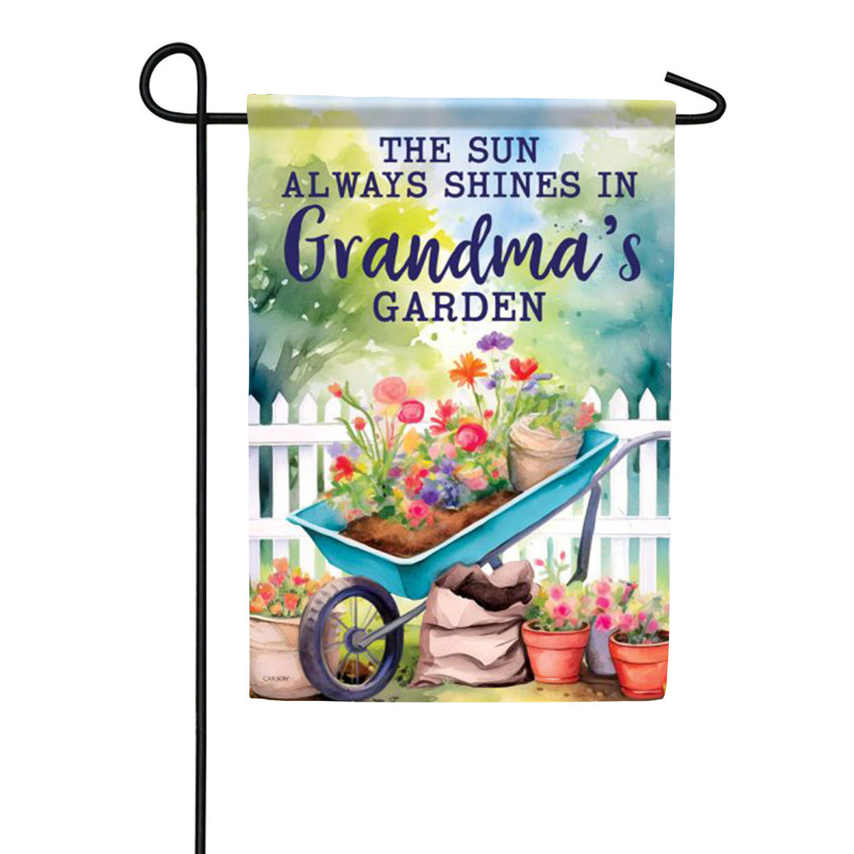 Grandma's Garden Garden Flag 12.5 x 18