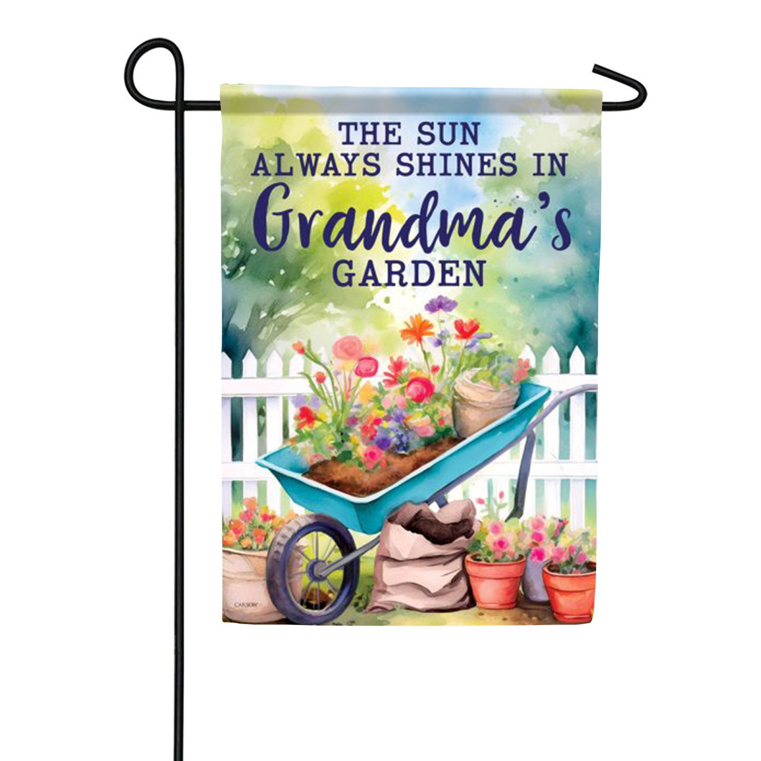 Grandma's Garden Garden Flag 12.5 x 18