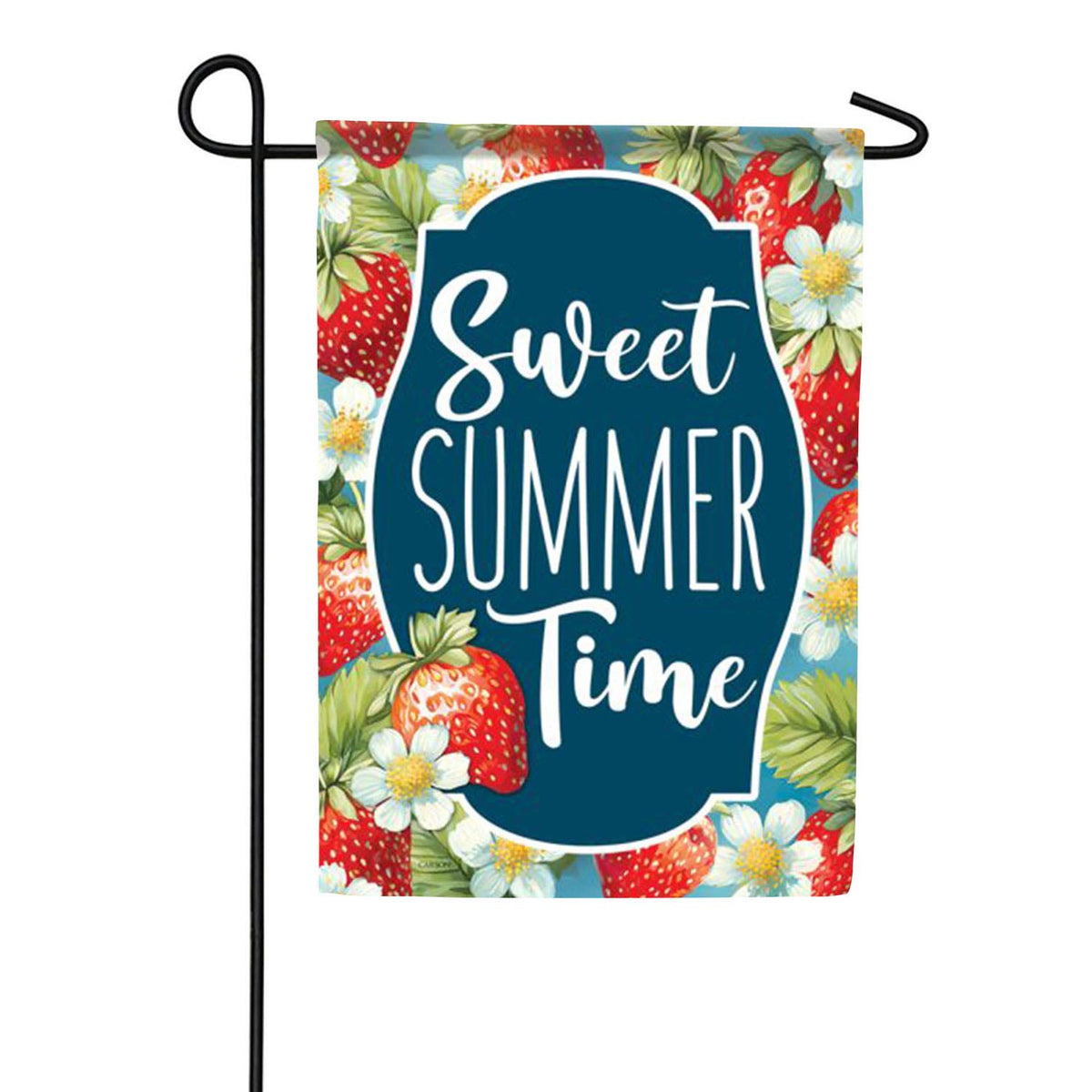Strawberry Summer Garden Flag 12.5 x 18