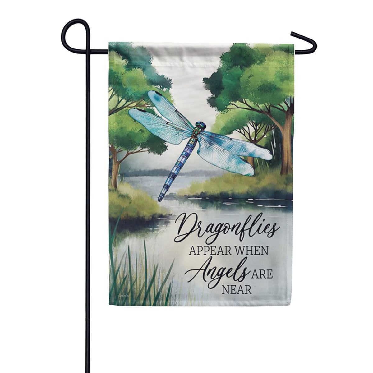 Dragonflies Appear Garden Flag 12.5 x 18