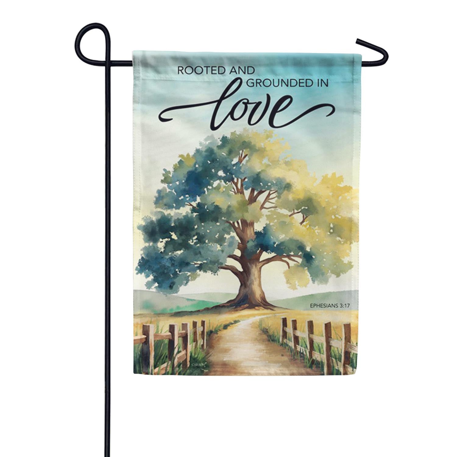 Grounded In Love Garden Flag
