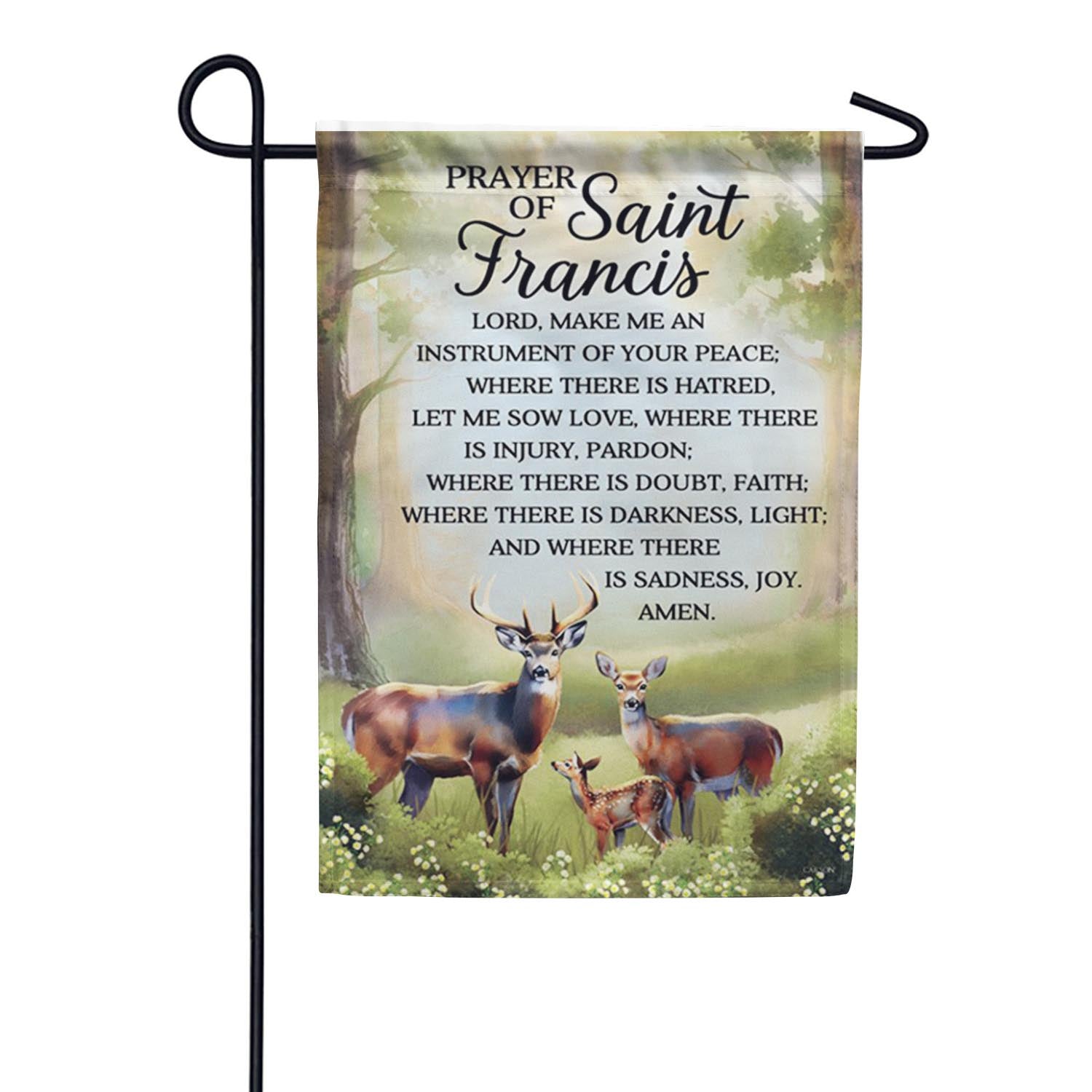 St. Francis Prayer Garden Flag