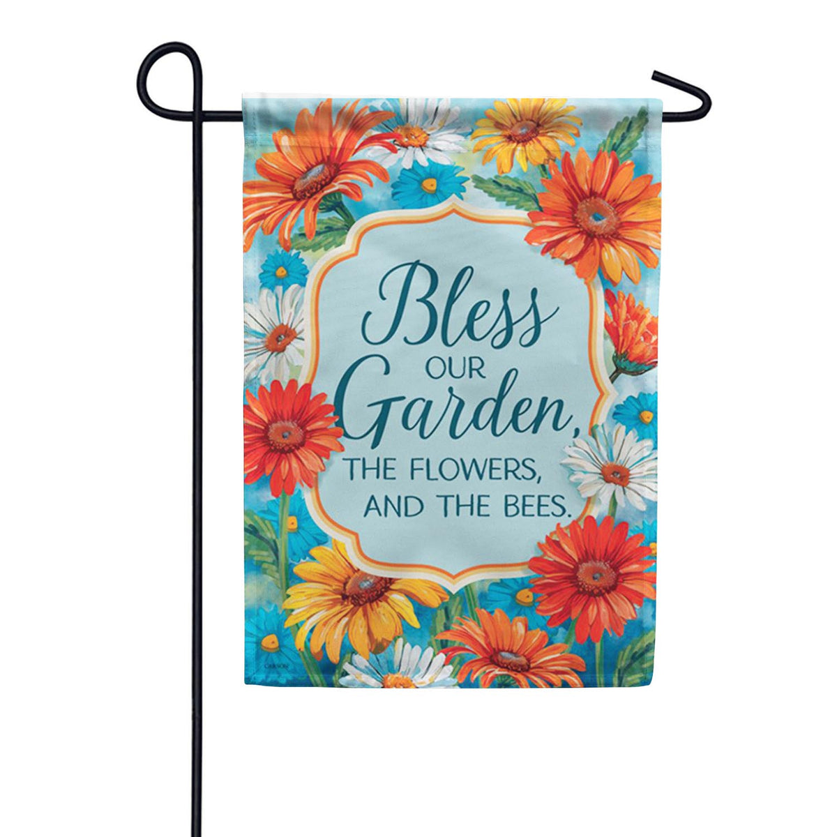 Bless Our Garden Garden Flag