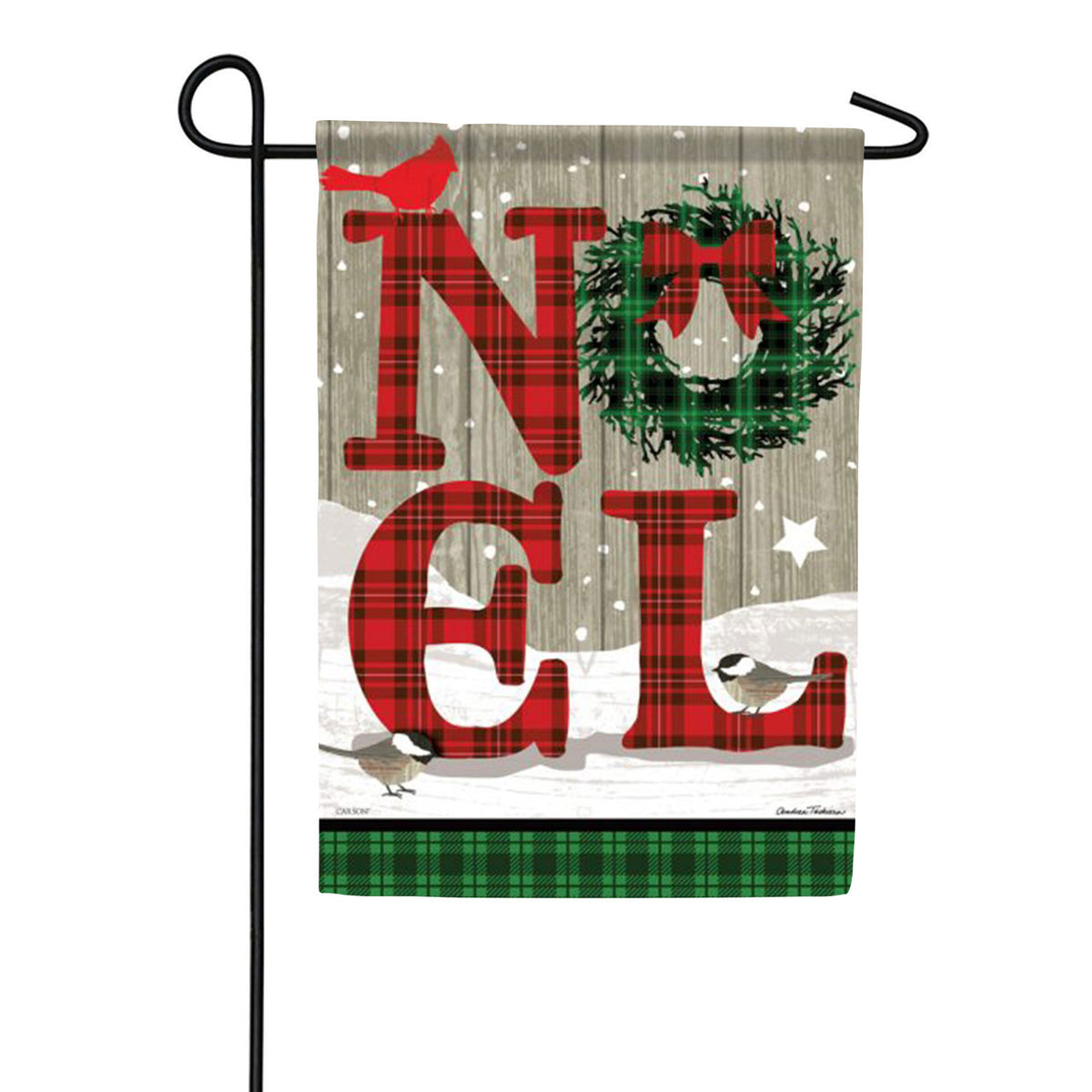 Woodland Noel Garden Flag