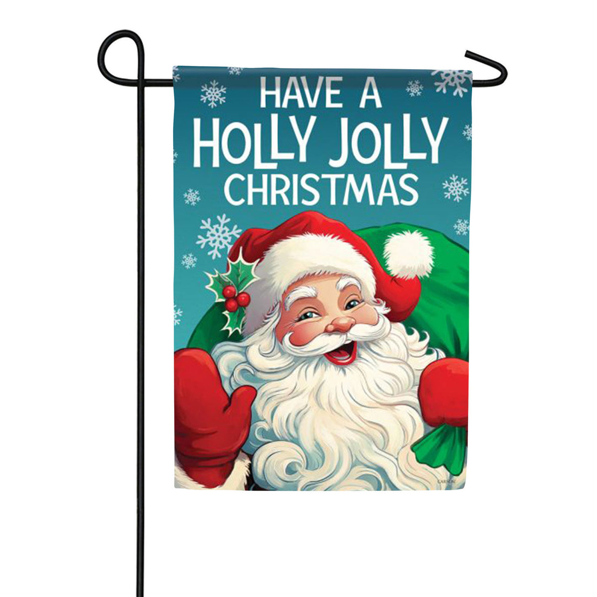 Holly Jolly Garden Flag
