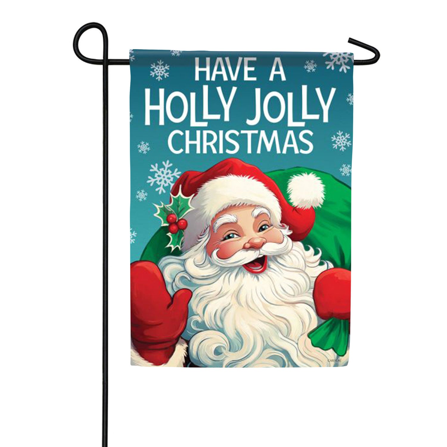 Holly Jolly Garden Flag