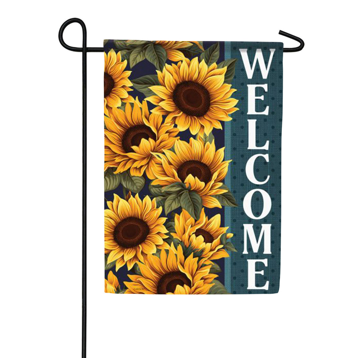 Welcome Sunflower Garden Flag