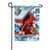Winter Cardinals House Double Sided Garden Flag