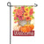Galvanized Floral Double Sided Garden Flag