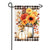 Fall Floral Jar Double Sided Garden Flag
