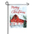 Snowy Barns Double Sided Garden Flag