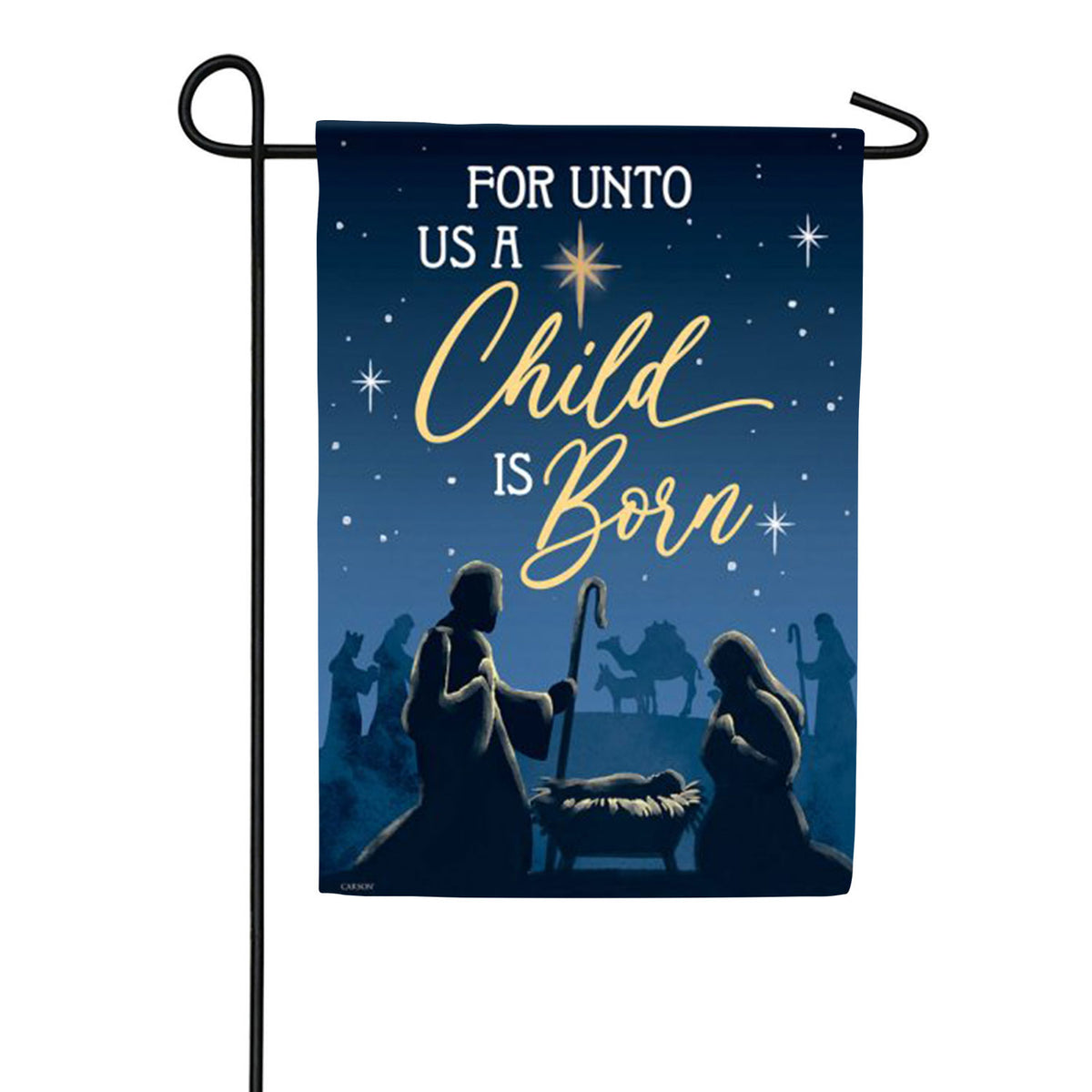 Child Is Born Double Sided Garden Flag 12.5x18