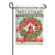 Rustic Cardinal Wreath Garden Flag