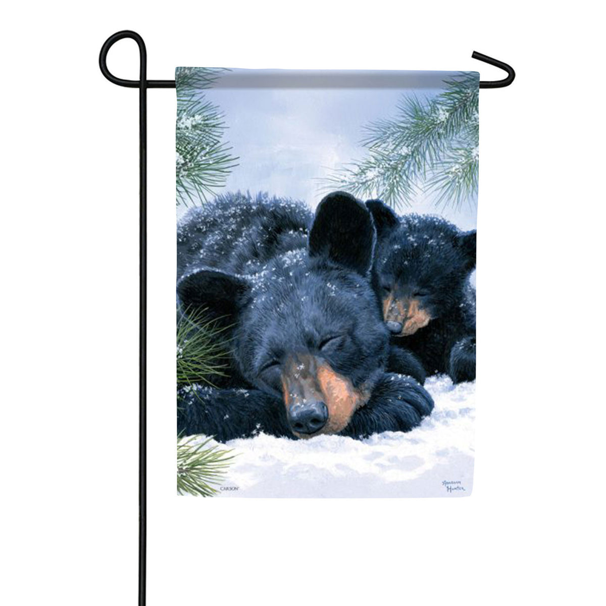 Winter Nap Garden Flag