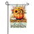 Hello Pumpkin Sunflower Garden Flag