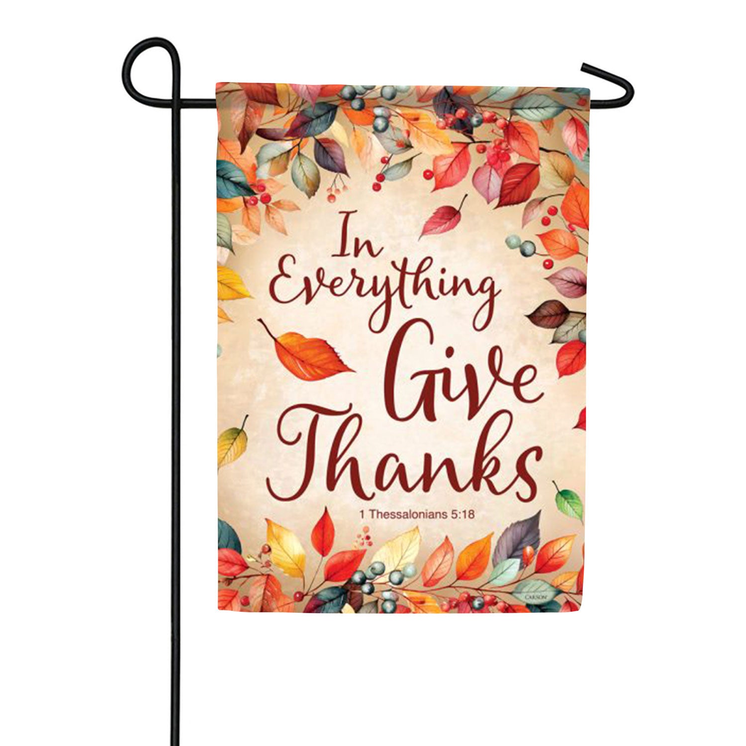 In Everything Give Thanks Garden Flag