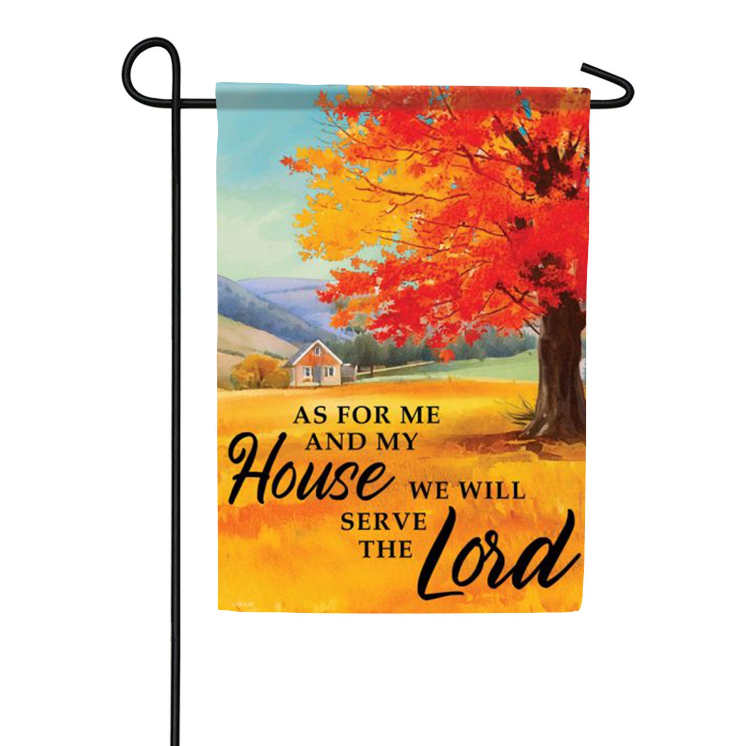 Serve The Lord Garden Flag