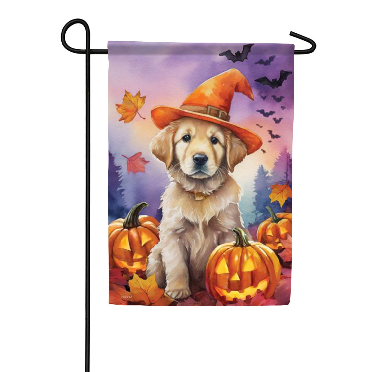 Pumpkin Pup Garden Flag