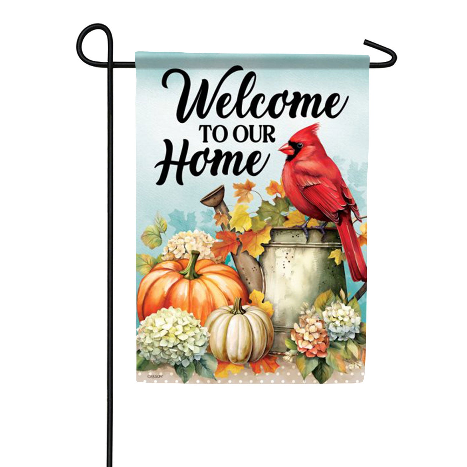 Carson Harvest Cardinal Garden Flag