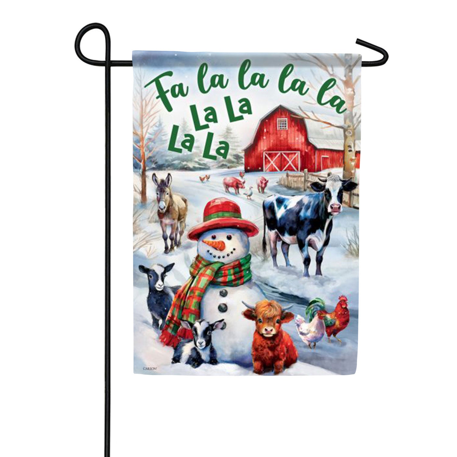 Carson Fa La La La La Garden Flag