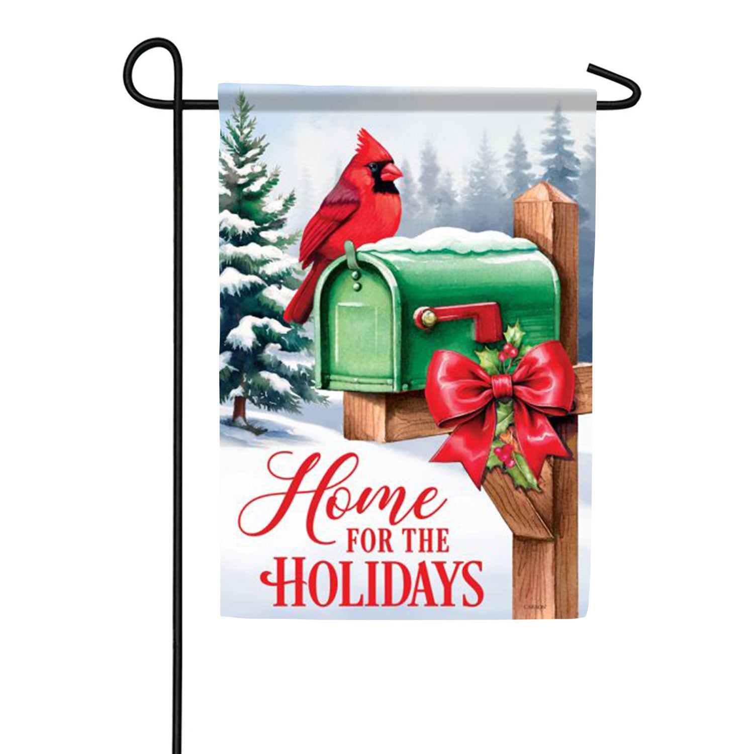 Carson Cardinal Mailbox Garden Flag