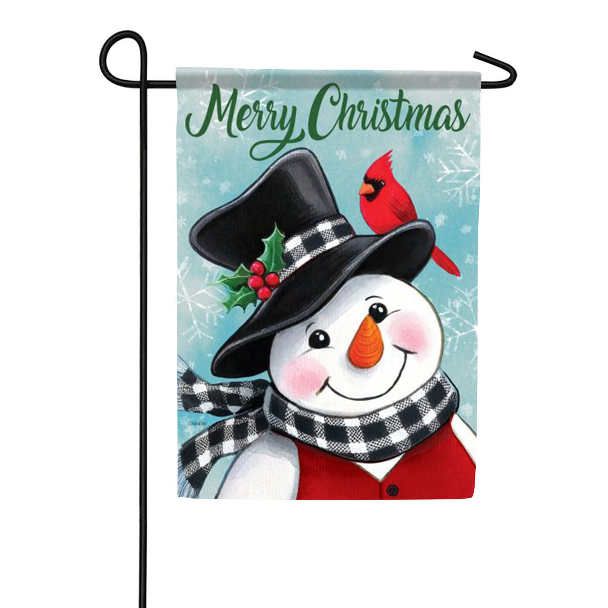 Carson Christmas Snowman Garden Flag