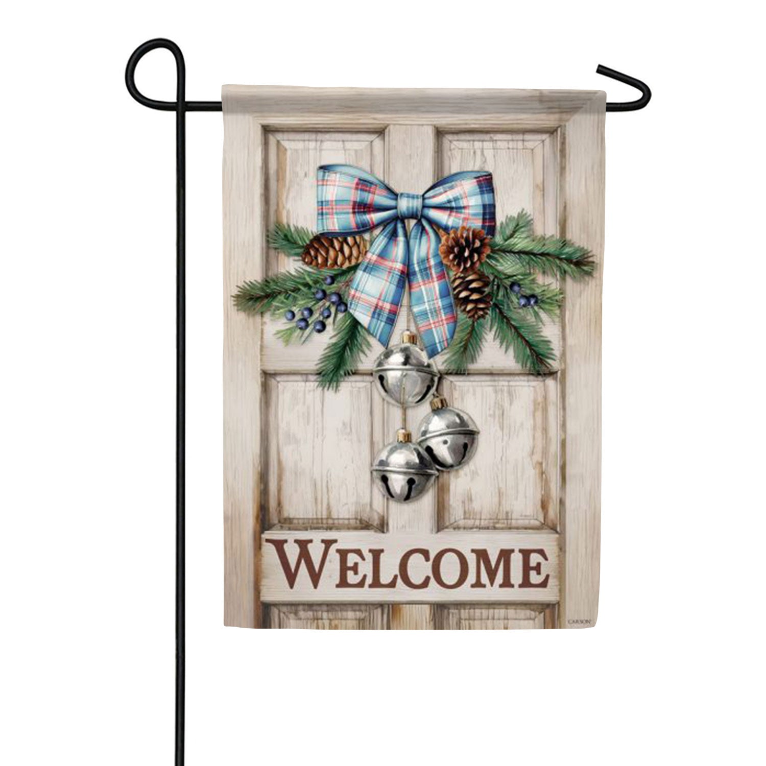 Carson Welcome Door Garden Flag